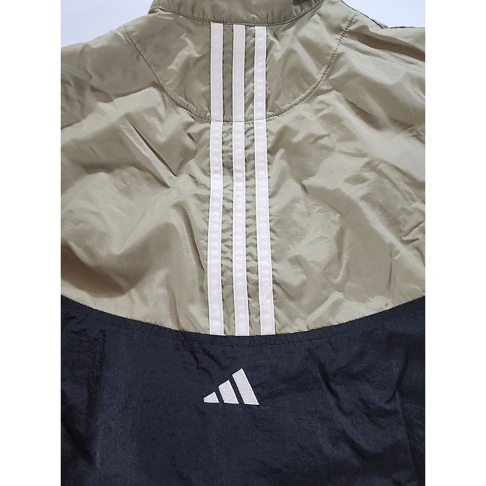 Vintage Adidas Wind Breaker Track Full‎ Zip Lined Jacket Size Large L